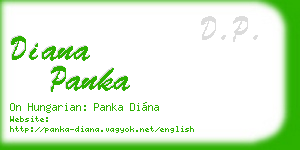 diana panka business card
